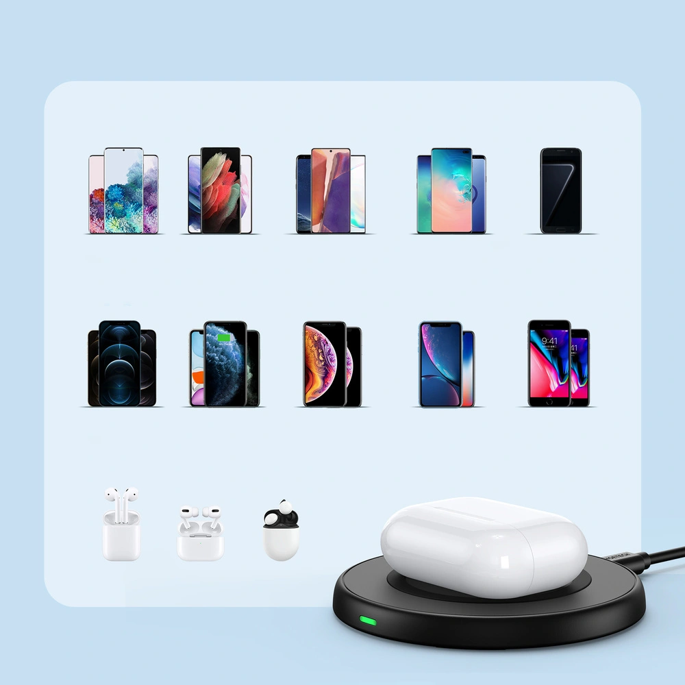 Hurtownia GSM - Kabelloses Ladegerät Choetech T526-S Qi 10W + USB-A/microUSB Kabel schwarz - CHT109 - {ean13} - Hurt