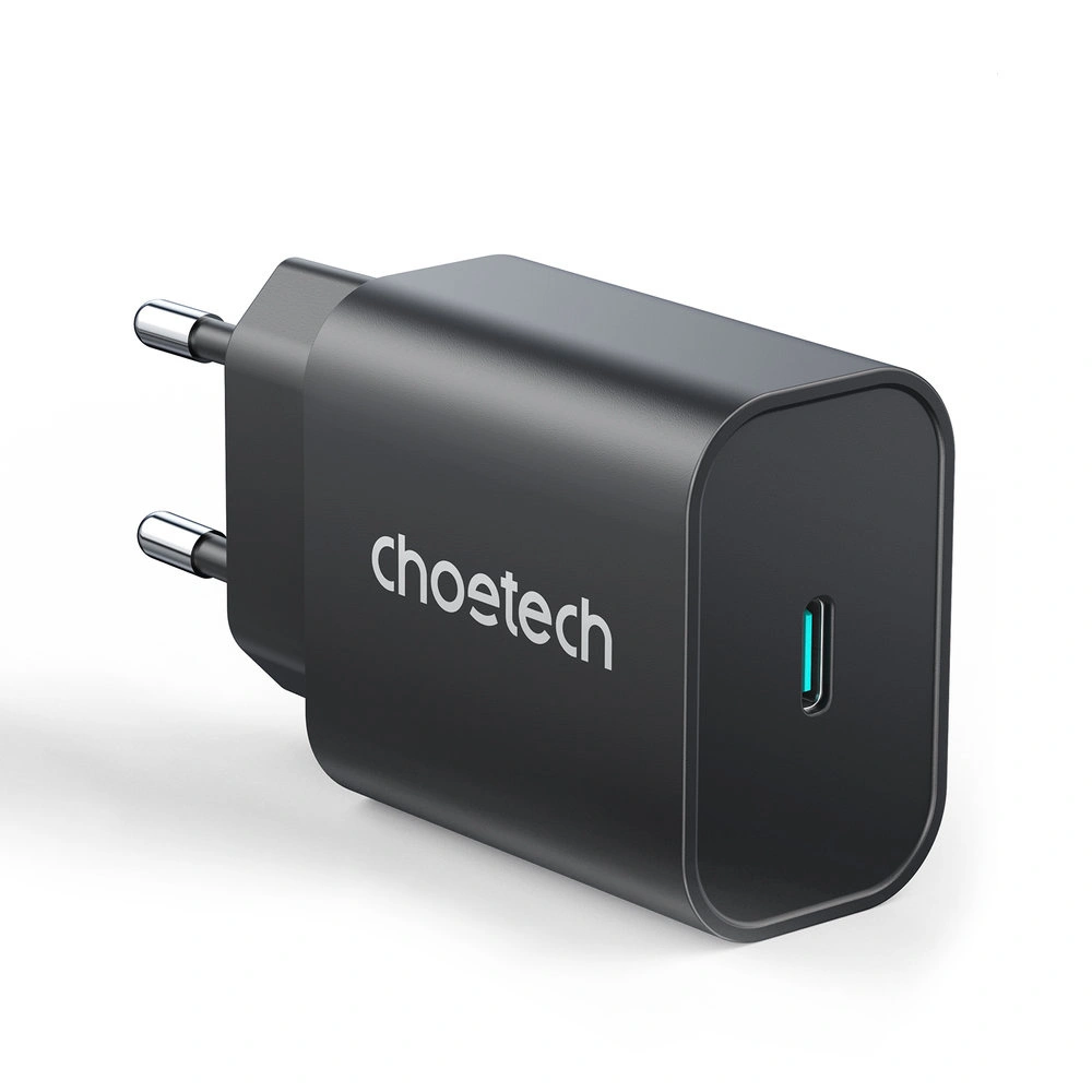 Hurtownia GSM - Încărcător de rețea Choetech PD6003 USB-C 25W PPS PD negru - CHT110 - {ean13} - Hurt