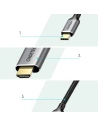 Hurtownia GSM - Adapter HUB Choetech HUB-H12 USB-C/HDMI 2.0 4K@60Hz szary + kabel CH0021 USB-C/HDMI 4K@60Hz 2m szary - CHT111 - {ean13} - Hurt