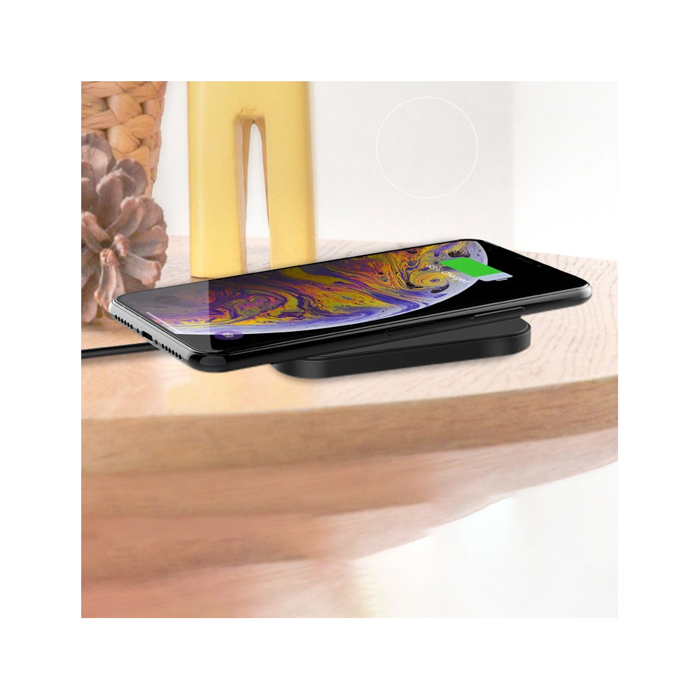 Hurtownia GSM - Kabelloses Ladegerät Choetech T511-S Qi 10W schwarz + Netzladegerät Q5003 18W weiß + USB-A/microUSB Kabel 1,2m weiß - CHT113 - {ean13} - Hurt