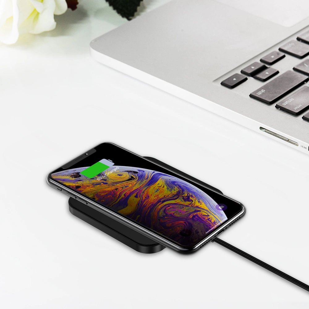 Hurtownia GSM - Vezeték nélküli töltő Choetech T511-S Qi 10W fekete + hálózati töltő Q5003 18W fehér + USB-A/microUSB kábel 1,2m fehér - CHT113 - {ean13} - Hurt