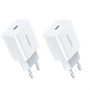 Hurtownia GSM - Încărcător de rețea Choetech PD5005-EU USB-C PD 20W 3A alb [2 PACK] - CHT115 - {ean13} - Hurt