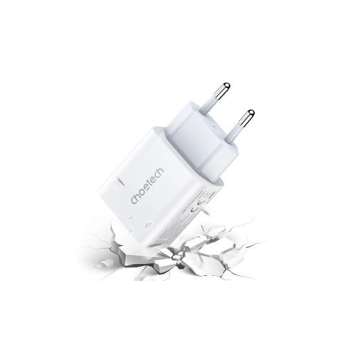 Ładowarka sieciowa Choetech PD5005-EU USB-C PD 20W 3A biały [2 PACK]