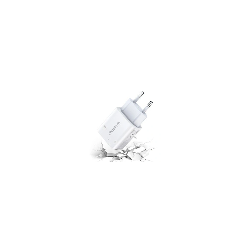 Hurtownia GSM - Ładowarka sieciowa Choetech PD5005-EU USB-C PD 20W 3A biały [2 PACK] - CHT115 - {ean13} - Hurt