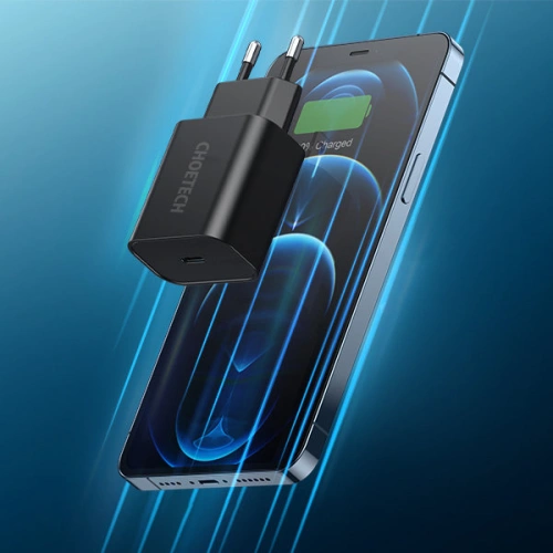 Ładowarka sieciowa Choetech PD5005-EU USB-C PD 20W 3A biały [2 PACK]