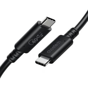 Hurtownia GSM - Cablul Choetech XCC-1028 USB-C/USB-C USB 4 Gen3 100W 40Gbps/8K 0.8m negru - CHT117 - {ean13} - Hurt