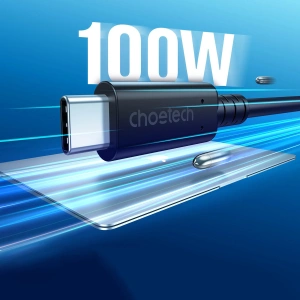 Hurtownia GSM - Cablul Choetech XCC-1028 USB-C/USB-C USB 4 Gen3 100W 40Gbps/8K 0.8m negru - CHT117 - {ean13} - Hurt