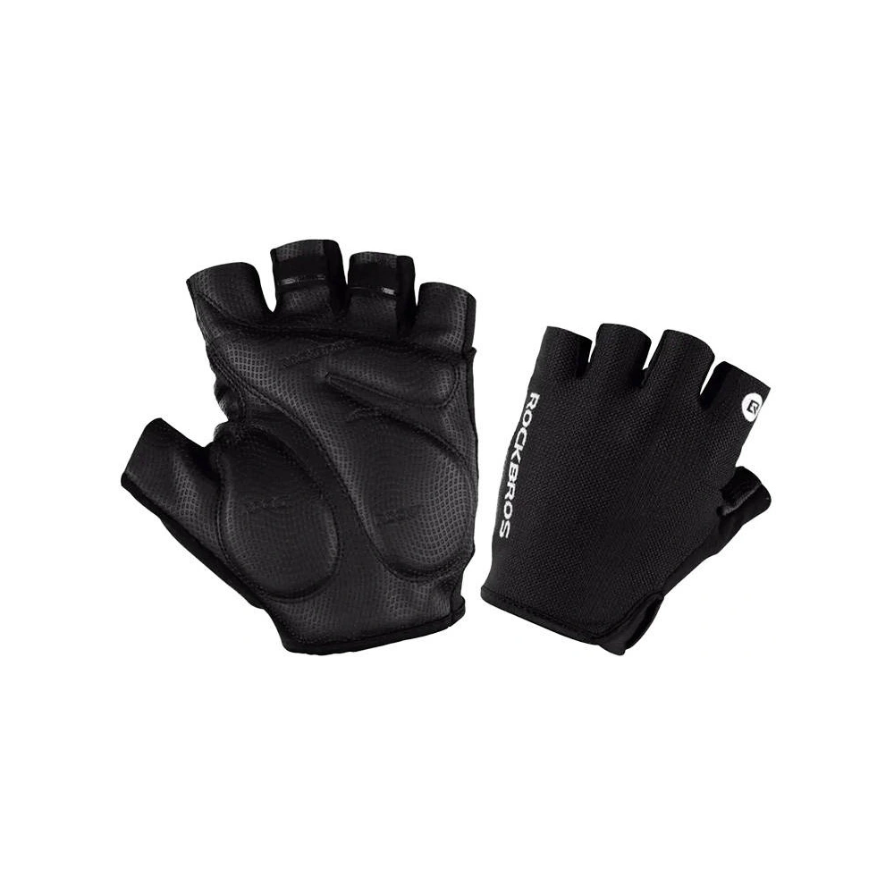 Hurtownia GSM - Fingerlose Handschuhe für das Fahrrad Rockbros S106BK-M Größe: M (schwarz) - RBS132 - {ean13} - Hurt