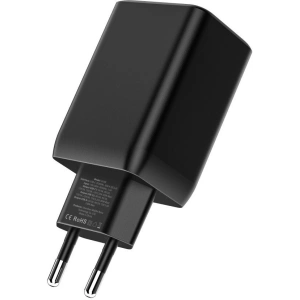 Hurtownia GSM - Síťová nabíječka Tech-Protect C65W 3-portová síťová nabíječka PD 65W QC 3.0 černá - THP2053 - {ean13} - Hurt