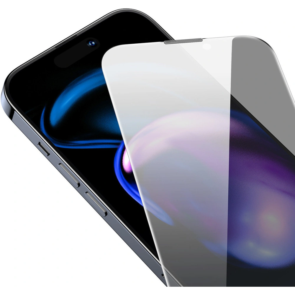 Hurtownia GSM - Tvrzené sklo Baseus 0.4mm Privacy Apple iPhone 14 Pro s filtrem proti prachu - BSU4331 - {ean13} - Hurt