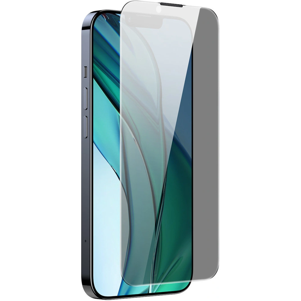 Hurtownia GSM - Sklo tvrzené Baseus 0.4mm Privacy Apple iPhone 14/13/13 Pro s filtrem proti prachu - BSU4333 - {ean13} - Hurt