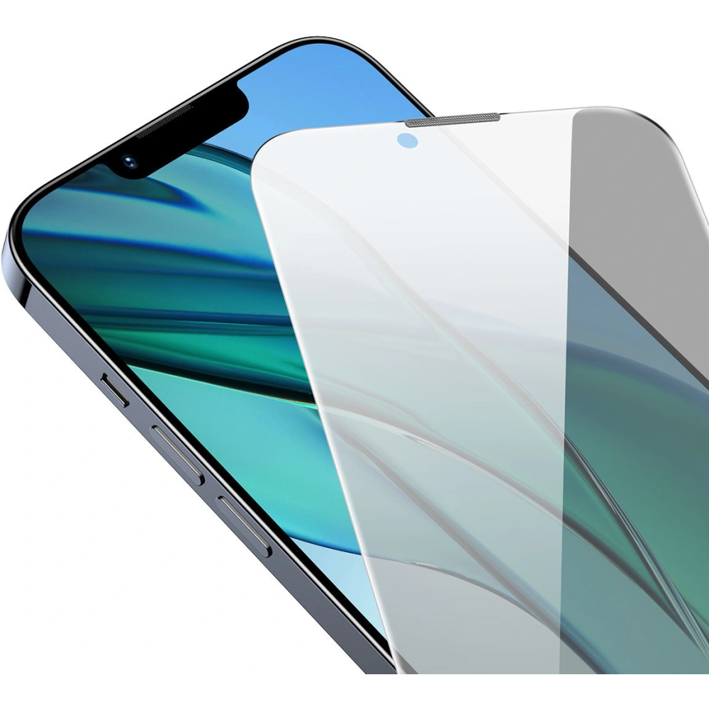 Hurtownia GSM - Sklo tvrzené Baseus 0.4mm Privacy Apple iPhone 14/13/13 Pro s filtrem proti prachu - BSU4333 - {ean13} - Hurt