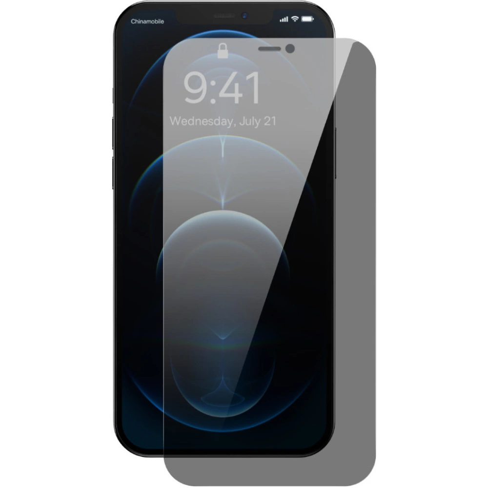 Hurtownia GSM - Tvrzené sklo Baseus 0.4mm Privacy Apple iPhone 12 Pro Max s filtrem proti prachu - BSU4334 - {ean13} - Hurt