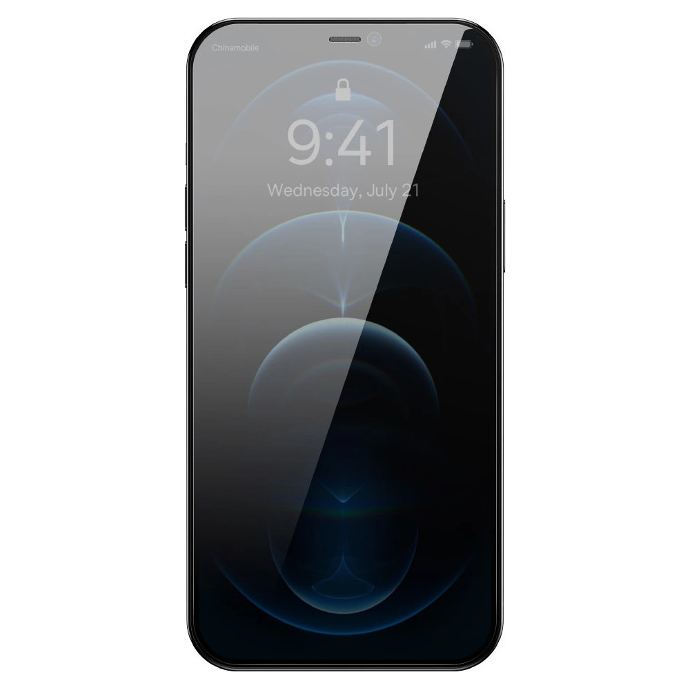 Hurtownia GSM - Tvrzené sklo Baseus 0.4mm Privacy Apple iPhone 12 Pro Max s filtrem proti prachu - BSU4334 - {ean13} - Hurt