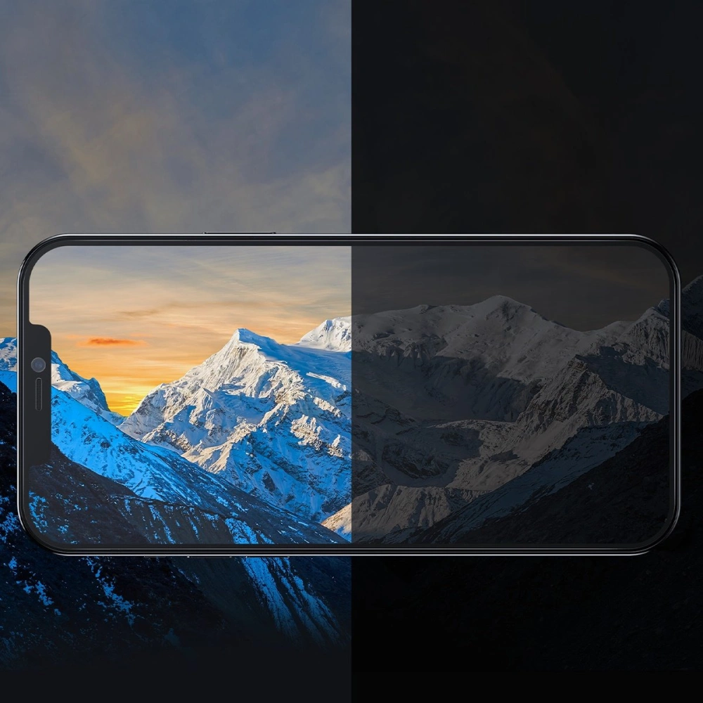 Edzett üveg Baseus 0.4mm Privacy Apple iPhone 12 Pro Max porvédő szűrővel