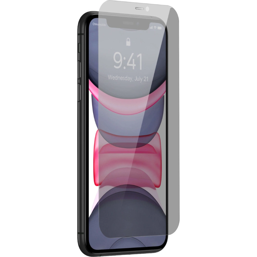 Hurtownia GSM - Sticlă securizată Baseus 0.4mm Privacy Apple iPhone 11/XR cu filtru antipraf - BSU4335 - {ean13} - Hurt