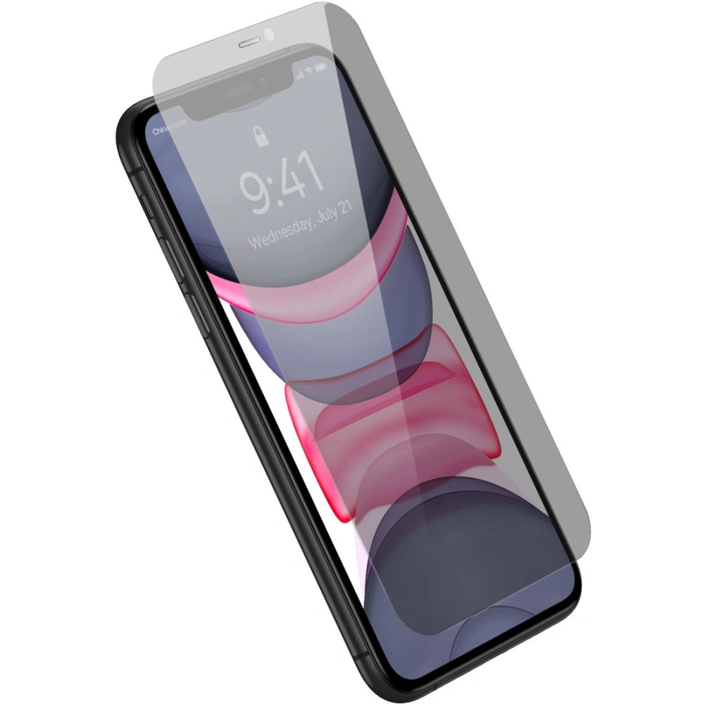 Hurtownia GSM - Szkło hartowane Baseus 0.4mm Privacy Apple iPhone 11/XR z filtrem przeciwpyłowym - BSU4335 - {ean13} - Hurt