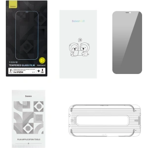 Hurtownia GSM - Edzett üveg Baseus 0.4mm Privacy Apple iPhone 11/XR porvédő szűrővel - BSU4335 - {ean13} - Hurt