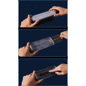 Szkło hartowane Baseus 0.4mm Privacy Apple iPhone 11/XR z filtrem przeciwpyłowym