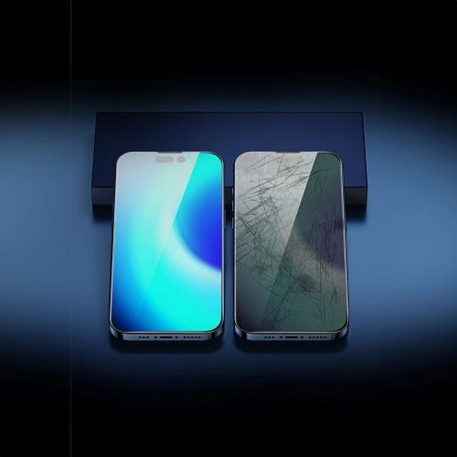 Szkło hartowane Baseus 0.4mm Privacy Apple iPhone 11/XR z filtrem przeciwpyłowym