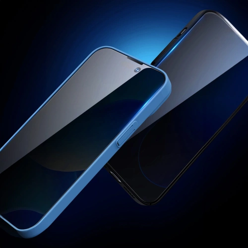 Szkło hartowane Baseus 0.4mm Privacy Apple iPhone 11/XR z filtrem przeciwpyłowym