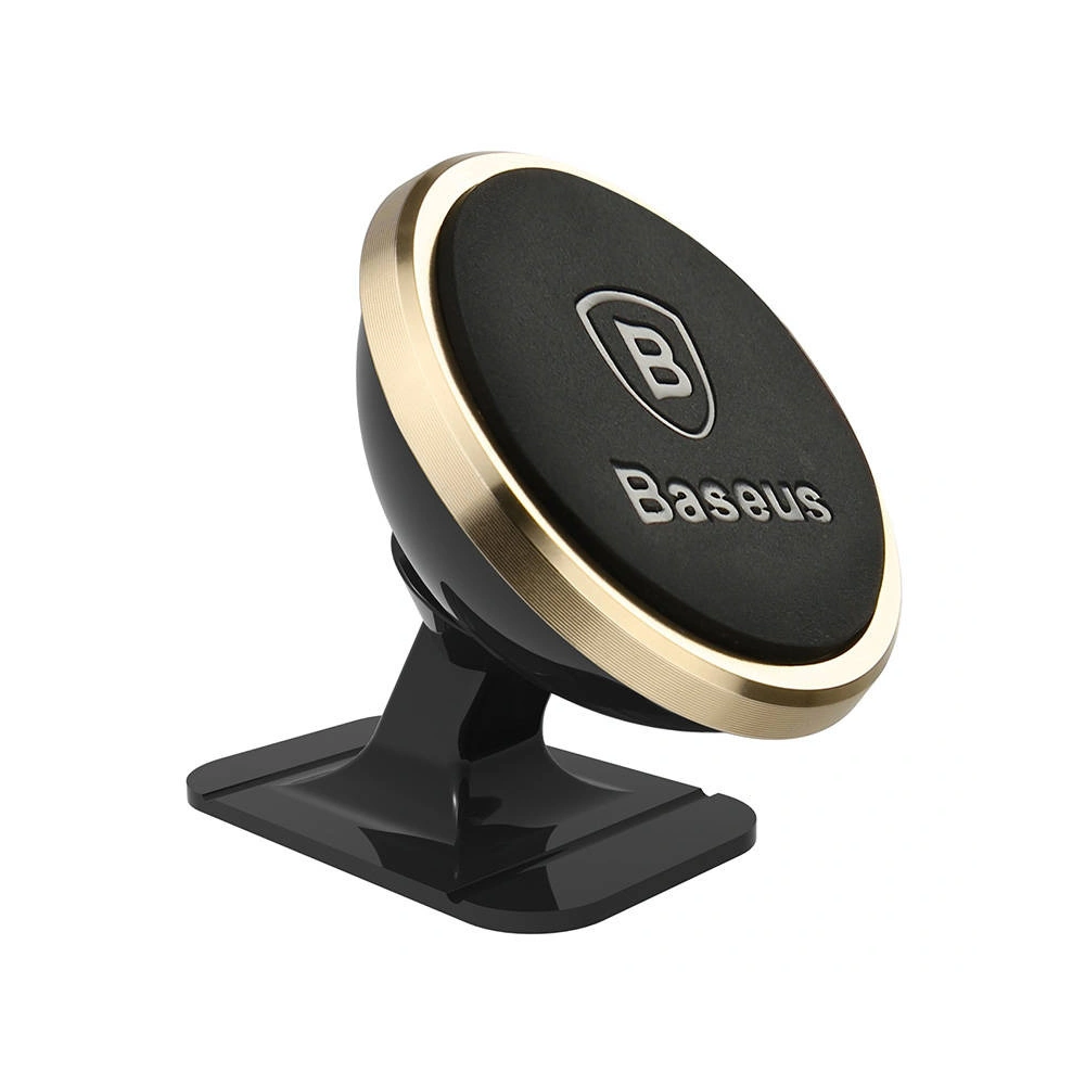 Hurtownia GSM - Magnetický automobilový držák Baseus s rotací 360 stupňů Magnetic (zlatý) - BSU4337 - {ean13} - Hurt