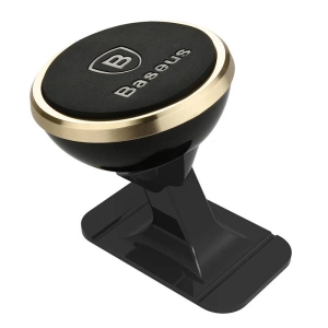 Hurtownia GSM - Magnetický automobilový držák Baseus s rotací 360 stupňů Magnetic (zlatý) - BSU4337 - {ean13} - Hurt