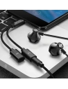 Hurtownia GSM - Adaptér USAMS US-SJ160 2w1 Lightning černý/black - USA981 - {ean13} - Hurt