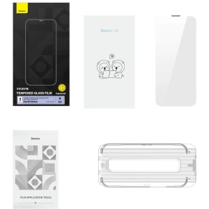 Hurtownia GSM - Sticlă securizată Baseus 0.4mm Corning HD Apple iPhone 14 Pro cu filtru antipraf - BSU4338 - {ean13} - Hurt