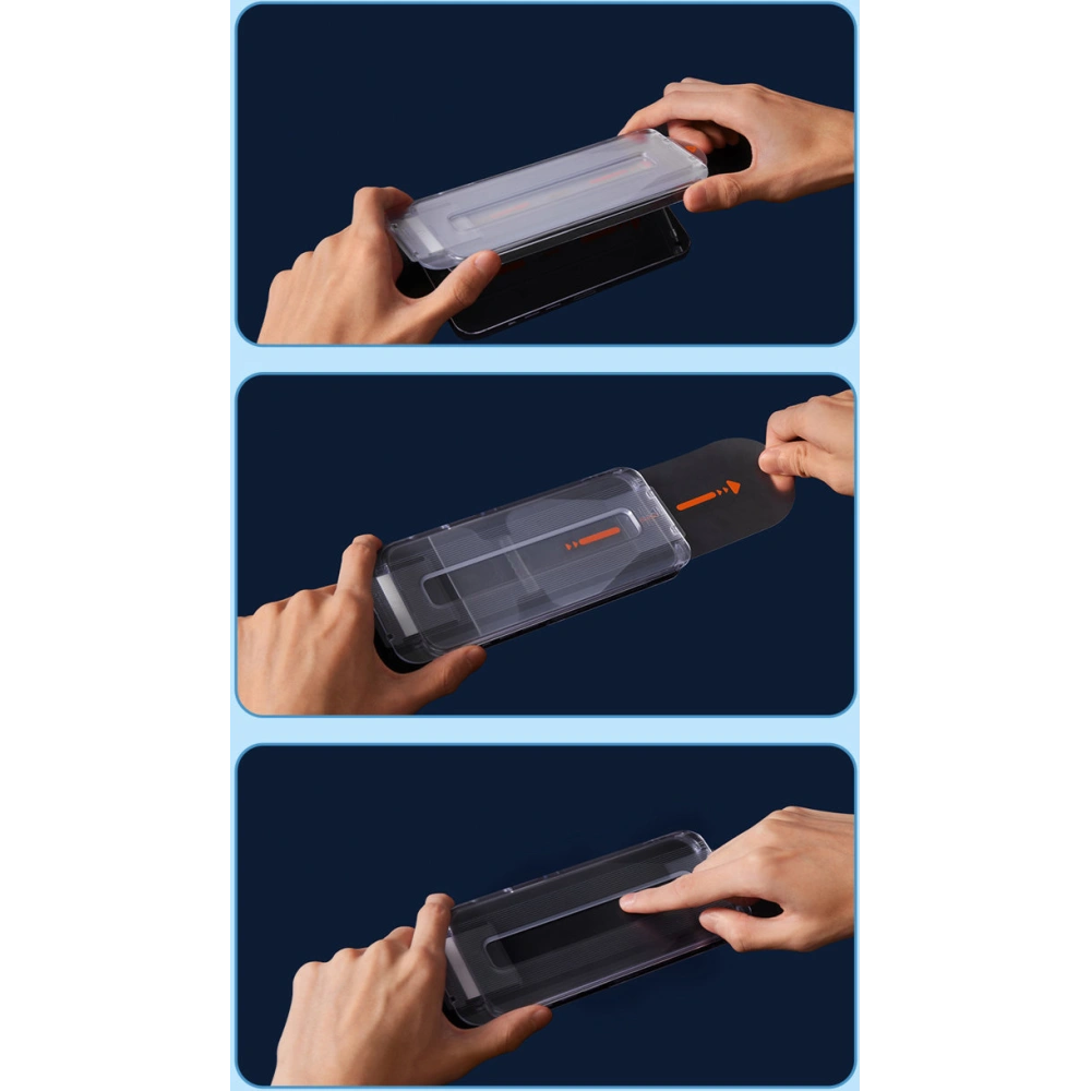 Hurtownia GSM - Gehärtetes Glas Baseus 0.4mm Corning HD Apple iPhone 14 Pro mit Staubfilter - BSU4338 - {ean13} - Hurt