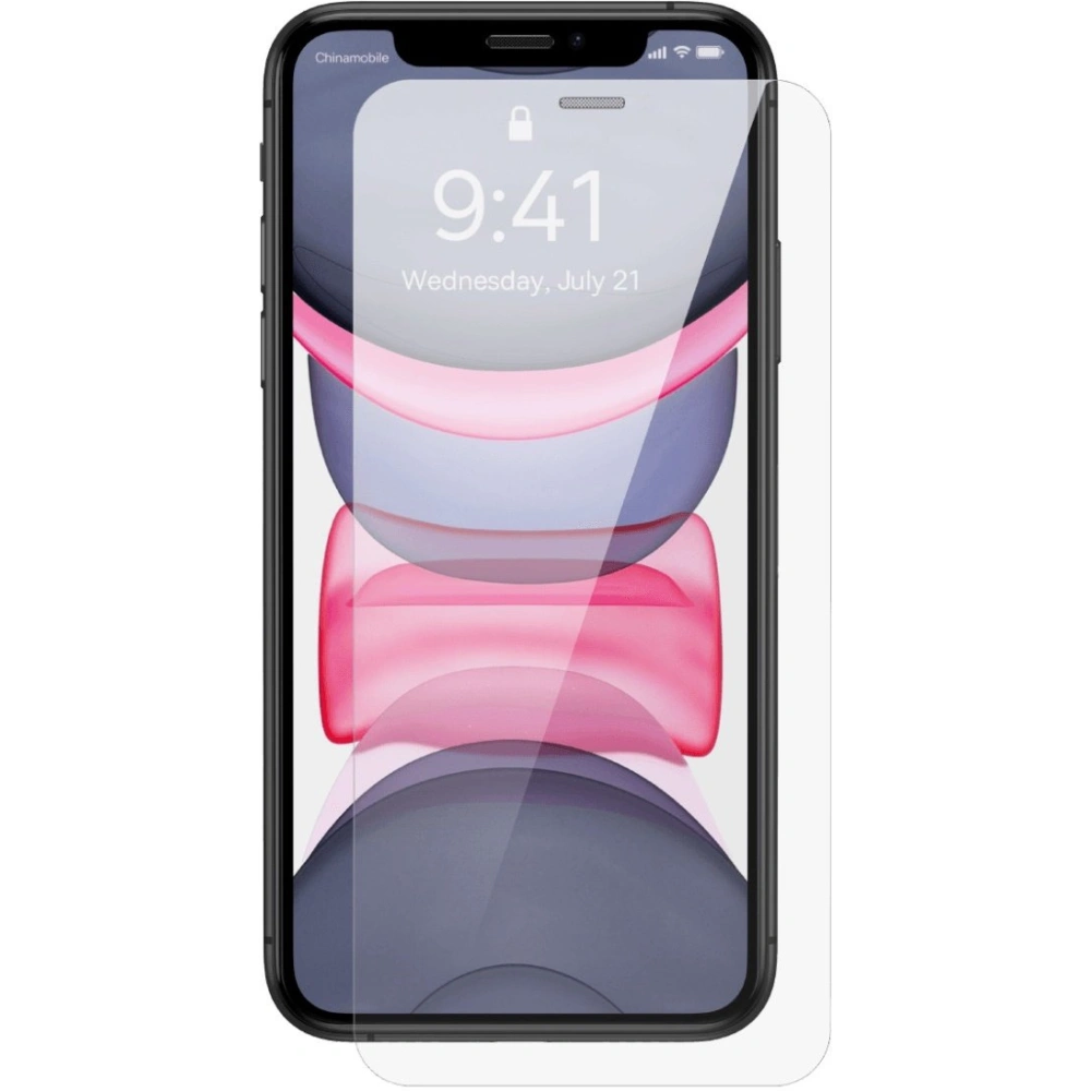 Wholesale Baseus 0.4mm Corning HD Glass Apple iPhone 11/XR with dust filter - BSU4339 - {ean13} - Hurt