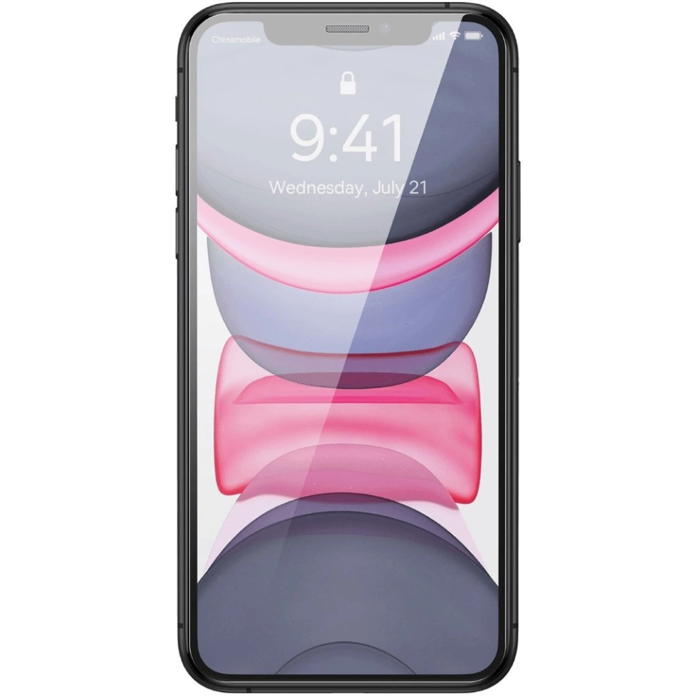 Wholesale Baseus 0.4mm Corning HD Glass Apple iPhone 11/XR with dust filter - BSU4339 - {ean13} - Hurt
