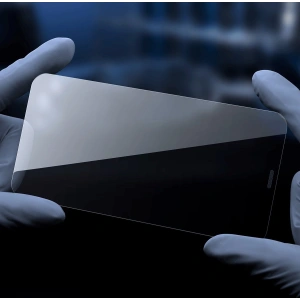 Szkło hartowane Baseus 0.4mm Corning HD Apple iPhone 11/XR z filtrem przeciwpyłowym