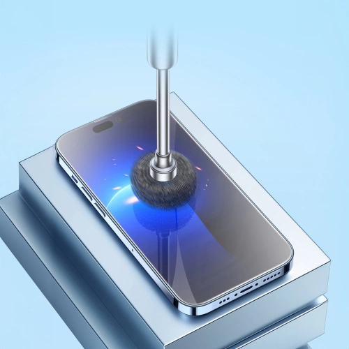 Szkło hartowane Baseus 0.4mm Corning HD Apple iPhone 11/XR z filtrem przeciwpyłowym