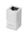 Conector de rețea, conector pentru cabluri Ethernet RJ-45 Baseus AirJoy Series alb [10 PACK]