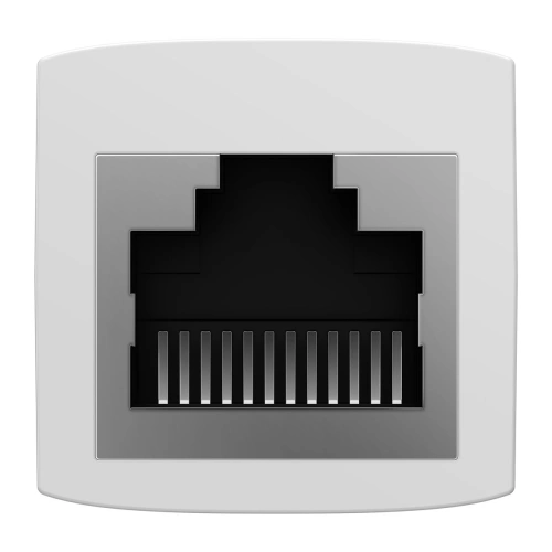 Złączka sieciowa łącznik kabli Ethernet RJ-45 Baseus AirJoy Series biała [10 PACK]