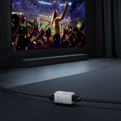 Złączka sieciowa łącznik kabli Ethernet RJ-45 Baseus AirJoy Series biała [10 PACK]