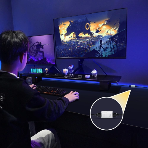 Złączka sieciowa łącznik kabli Ethernet RJ-45 Baseus AirJoy Series biała [10 PACK]