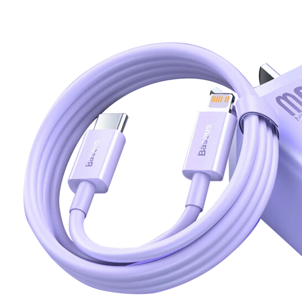 Hurtownia GSM - Kábel Baseus Superior Series USB-C/Lightning PD 20W 1m lila - BSU4346 - {ean13} - Hurt