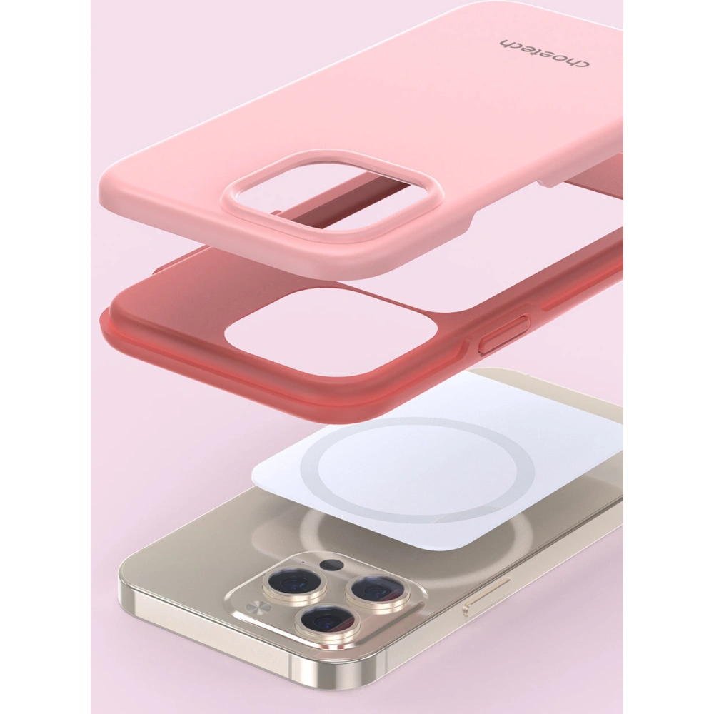Hurtownia GSM - Etui Choetech PC0114-MFM-PK MFM Anti-drop Made For MagSafe Apple iPhone 13 Pro Max růžový - CHT120 - {ean13} - Hurt