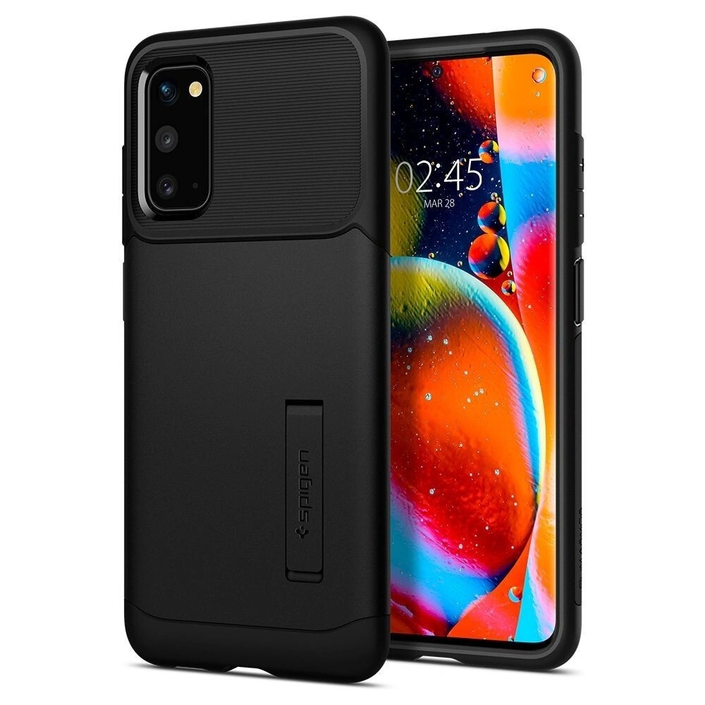 Hurtownia GSM - Case Spigen Slim Armor Samsung Galaxy S20 Schwarz - SPN537BLK - {ean13} - Hurt