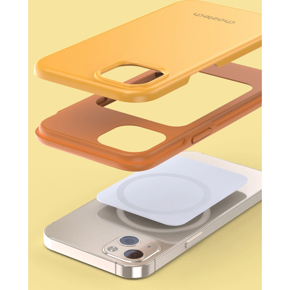 Hurtownia GSM - Etui Choetech PC0111-MFM-YE MFM Anti-drop Made For MagSafe Apple iPhone 13 mini portocalie - CHT123 - {ean13} - Hurt