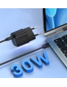 Hurtownia GSM - Încărcătorul de rețea Choetech PD5007 GaN USB-C PD 30W negru - CHT126 - {ean13} - Hurt