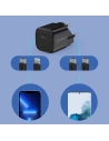 Hurtownia GSM - Încărcătorul de rețea Choetech PD5007 GaN USB-C PD 30W negru - CHT126 - {ean13} - Hurt