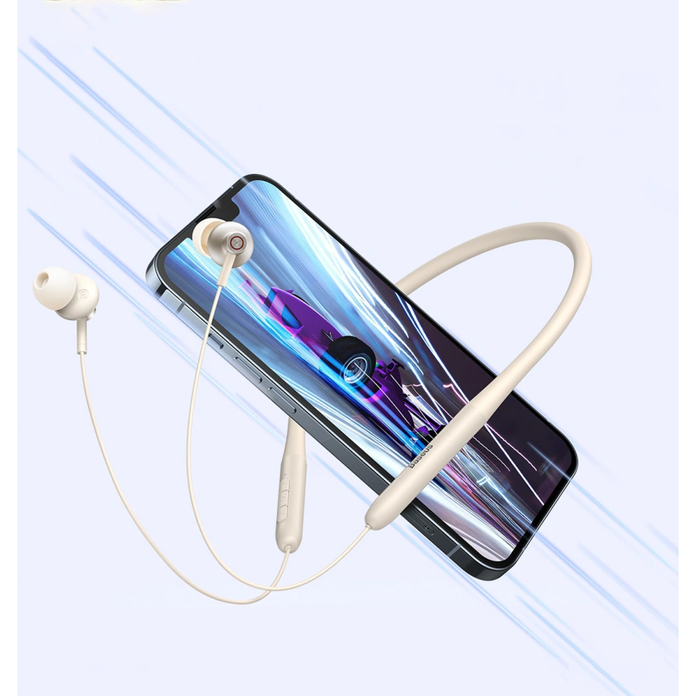 Hurtownia GSM - Bezdrátová sluchátka Baseus Bowie P1x Bluetooth 5.3 krémová - BSU4348 - {ean13} - Hurt