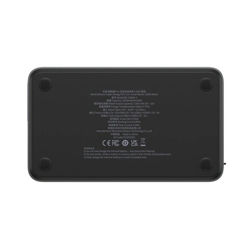 Powerbank Jump Starter Baseus Super Energy Pro+ 1200A czarny