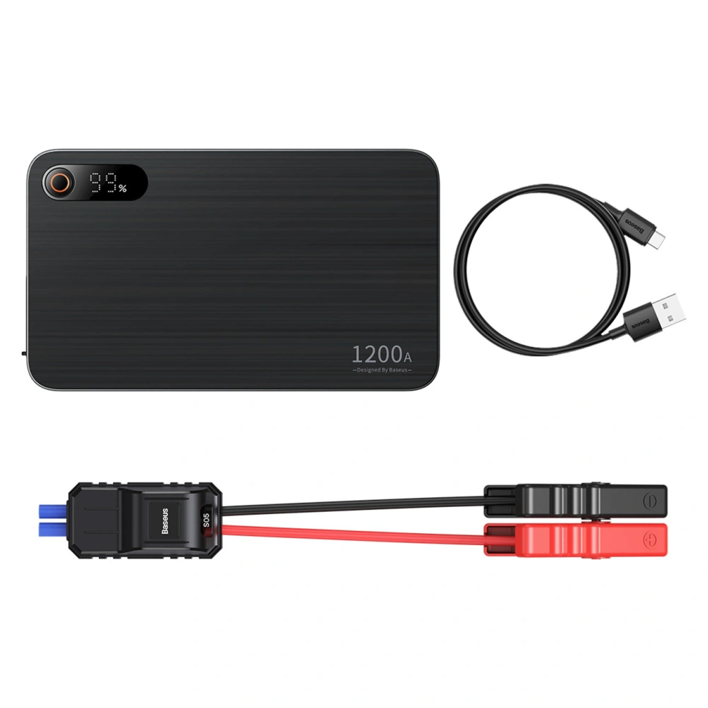 Hurtownia GSM - Powerbank Jump Starter Baseus Super Energy Pro+ 1200A schwarz - BSU4349 - {ean13} - Hurt