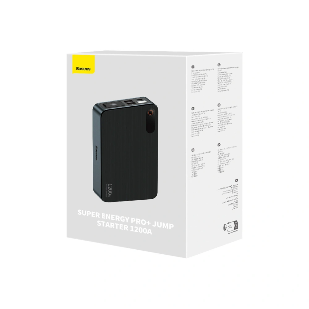 Hurtownia GSM - Powerbank Jump Starter Baseus Super Energy Pro+ 1200A schwarz - BSU4349 - {ean13} - Hurt