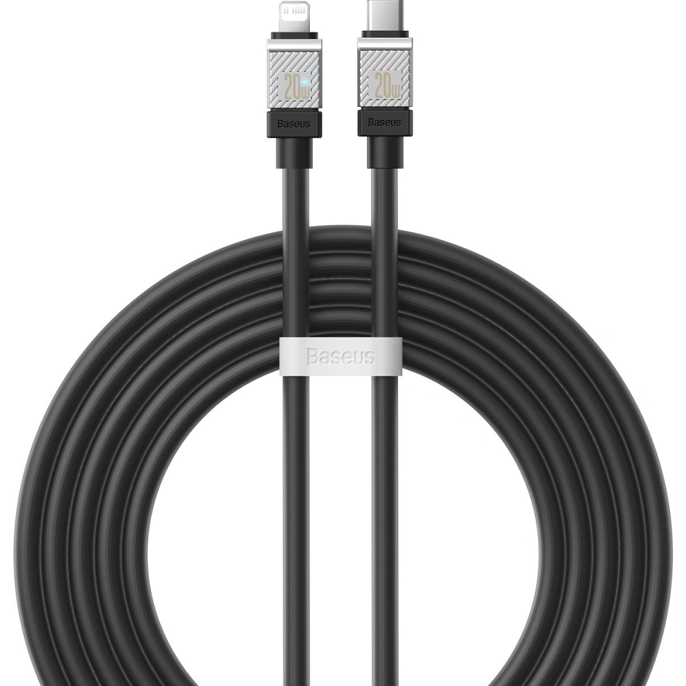 Hurtownia GSM - Kábel Baseus CoolPlay USB-C/Lightning 20W 1m fekete - BSU4350 - {ean13} - Hurt