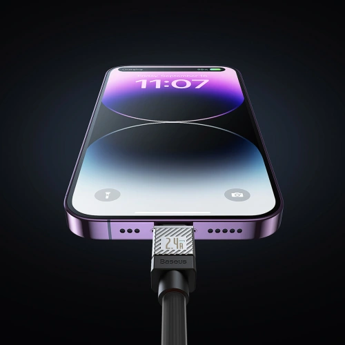 Kabel Baseus CoolPlay USB-C/Lightning 20W 1m czarny